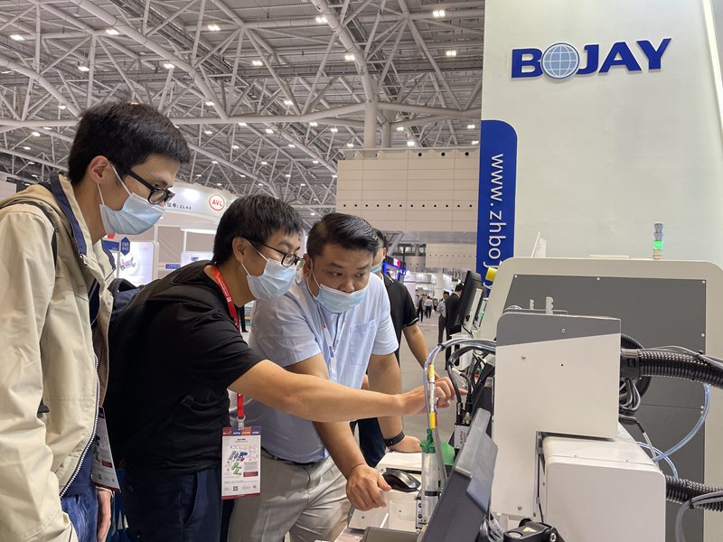 博杰股份攜“精密智能點(diǎn)膠解決方案”亮相NEPCON ASIA 2021