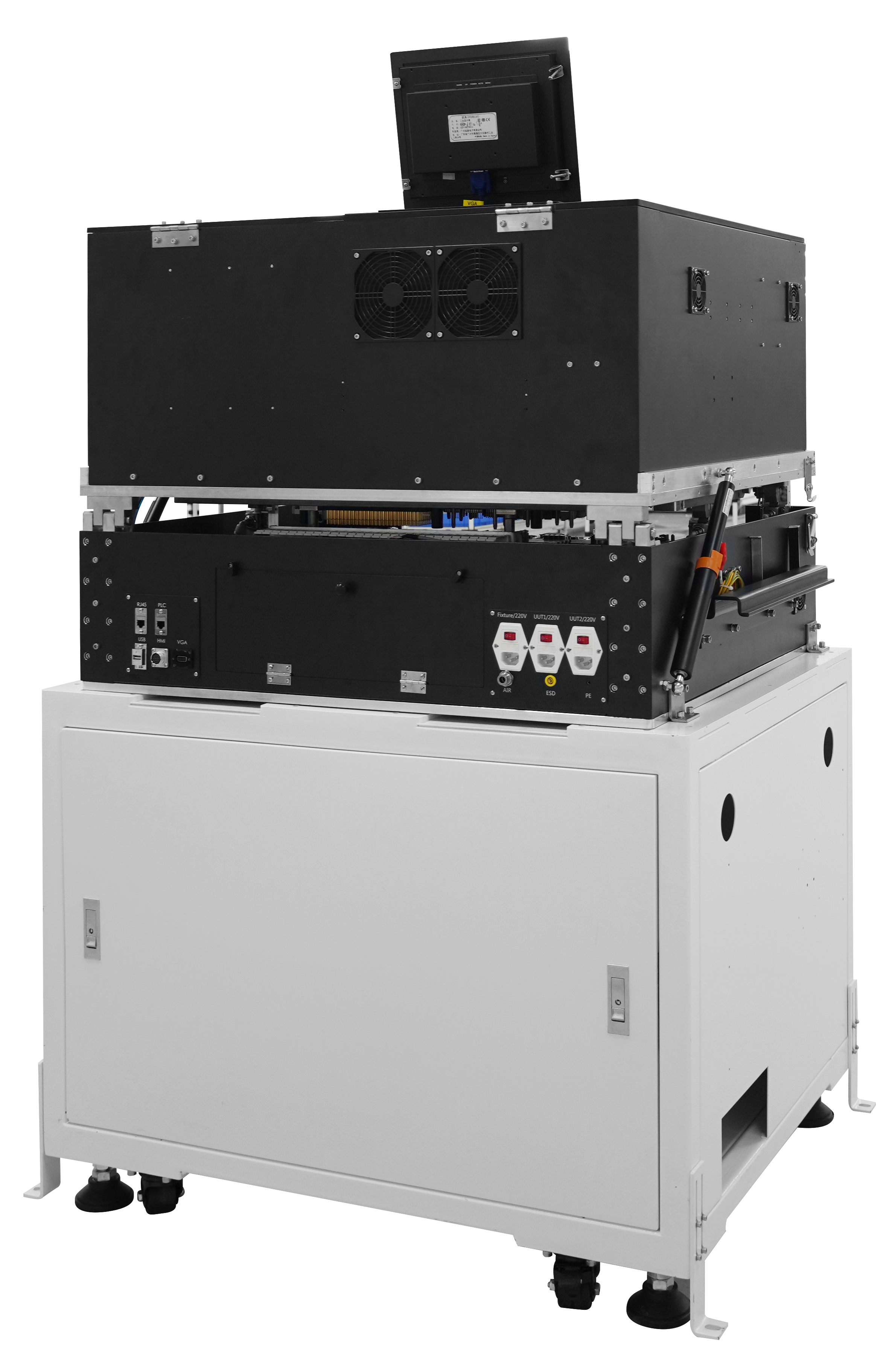 抽屜式功能測試治具+base